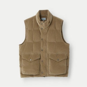 시리즈 벨베틴 코듀로이 다운 베스트 SAVAW25301BEX