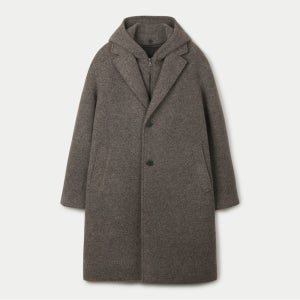 [시리즈] 울저지 후드패널 코트 SACAW25511BED