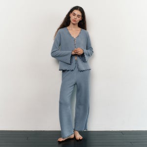 [아템포] EASY PAJAMA SET_steel blue