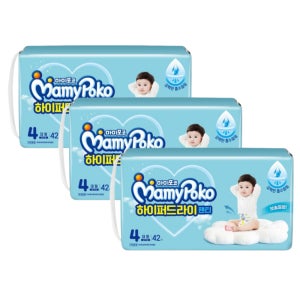 마미포코 하이퍼드라이팬티 4단계42P x 3팩 남아