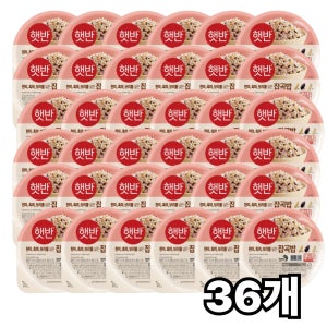 CJ 햇반 매일잡곡밥, 210g, 36개_SA