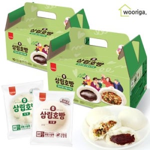 삼립 단팥호빵 5개+ 야채 5개 2박스