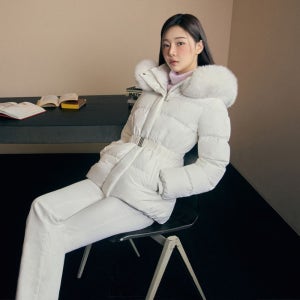 [롯데백화점] 에고이스트 [이시안 착용] 웨이스트 테이프 장식 숏 구스점퍼 ER4TD002 LE1220444851