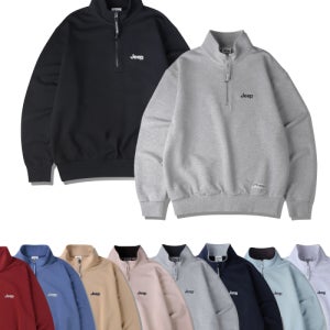 [지프] M-Logo 반집업 맨투맨 (JP5TSU839) 10colors JP5TSU839