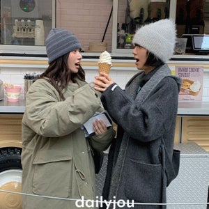 내일도착 야상 [MADE] 모스티 오버핏 코튼 하프 야상 점퍼