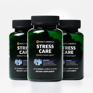 [소비기한 임박 제품] 로킷아메리카 STRESS CARE 구미젤리 60구미 x 3병