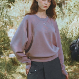 여성 드레이프저지 라글란소매 긴팔티셔츠 인디핑크_CHD3WLT4734IP