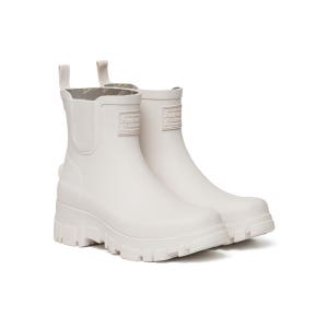 FLATFORM CHELSEA RAIN BOOTS - CREAM