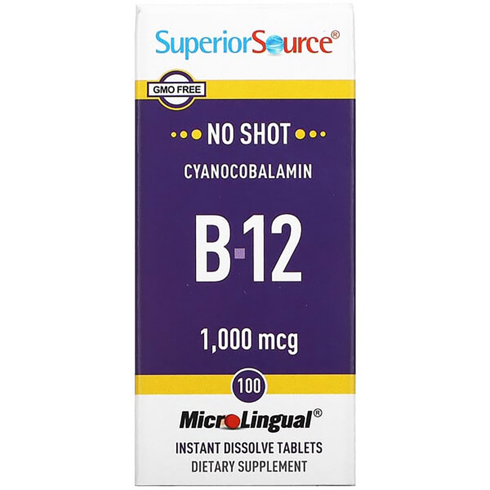 <b>시아노코발라민</b> 비타민B-12 <b>1000mg</b> 마이크로 정제 100개입