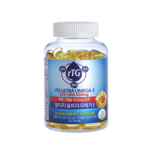 에스에취<b>컴퍼니</b> 알티지 울트라<b>오메가3</b> / 1150mg x 140캡슐