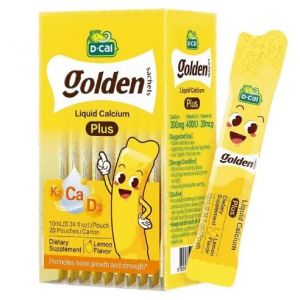 D-CAL 골든 사체트 <b>리퀴드 칼슘</b> 플러스 <b>레몬</b>맛 20개입