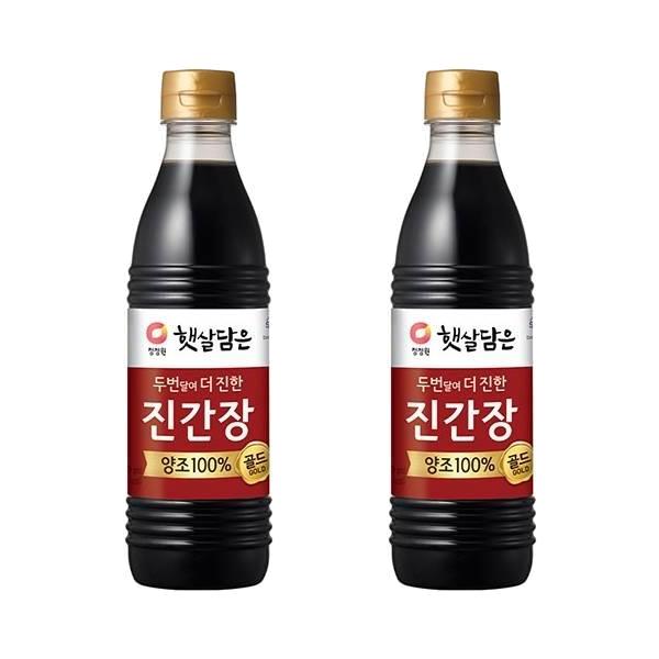 햇살담은 두번달여더진한 진간장, 1.7L, 2개 (7,890원) (무료)