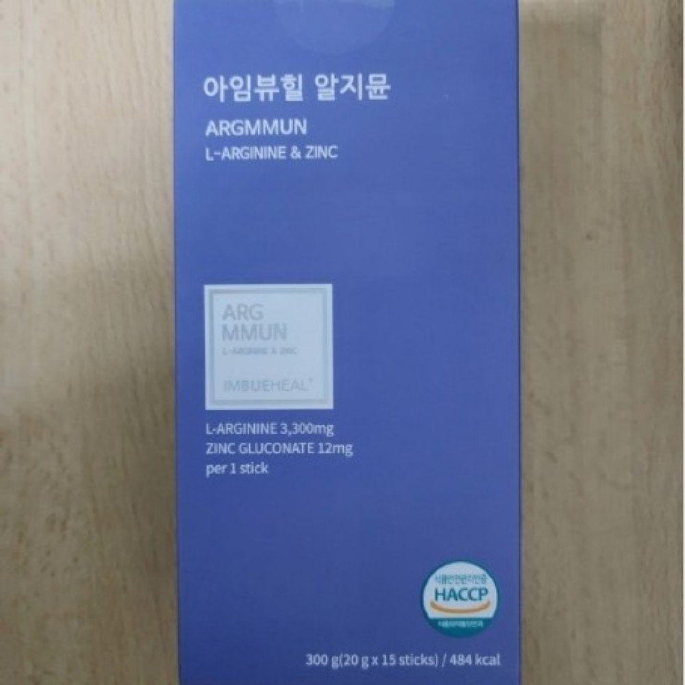 <b>아임뷰힐</b> L-아르기닌 알지뮨 20g x 15포 (30일분)  300g