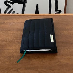 [프롬마이프렌즈] 누빔 프레임 북커버 ( 블랙 )