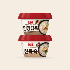 동원 양반 영양닭죽 285g x 12개+전복죽 287g x 12개