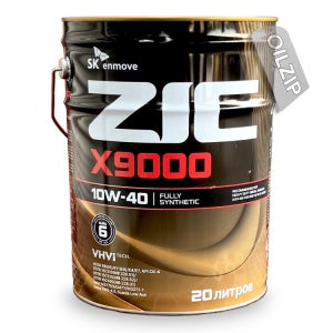 SK엔무브 지크 X9000 10W40 20L 100%합성디젤엔진오일