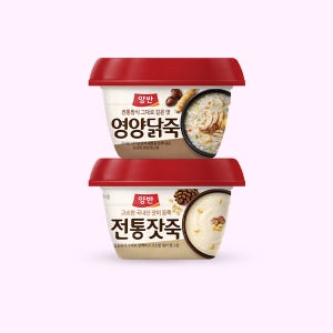 동원 양반 전통잣죽 285g x 12개 + 영양닭죽 285g x 12개