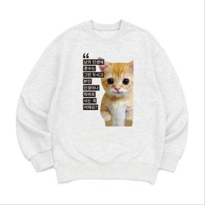 [맨투맨 훈수금지] 오버핏 가을 겨울 생일선물 웃긴선물, 미소랜드