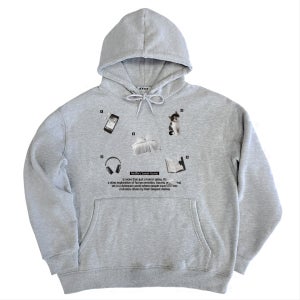 [후드티]무드다이어리 오버핏 기모 심플한 콜라주, 봉실컴퍼니