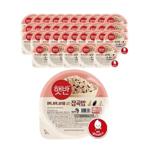 CJ 햇반 매일잡곡밥, 210g, 36개
