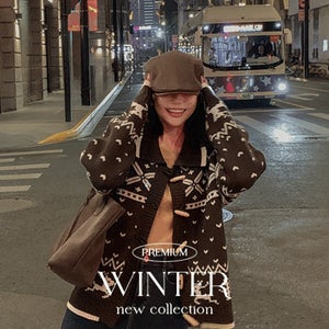 [66-120]노르딕버튼 가디건