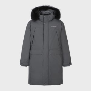 [디스커버리 익스페디션] 남성 밀포드 베르텍스 구스다운 롱패딩 (D/GREY)