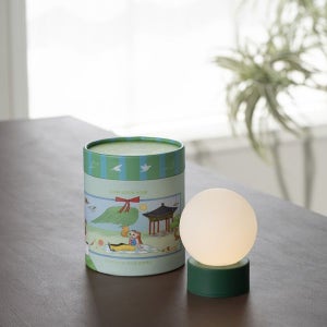 글로거 미니문 무선 LED 무드등 조명_모스그린 (60시간,9색변환,밝기조절)