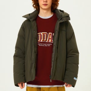 [코닥 어패럴][KODAK]브라우니 코튼 푸퍼 다운 자켓 KHAKI(K1761036633503026KH01)