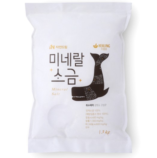 IN<b>자연드림 미네랄</b> 소금 3kg, 1개