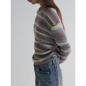 [에잇세컨즈] 사이드 스트랩 그라데이션 풀오버 스카이 블루 (355X51LYAQ)