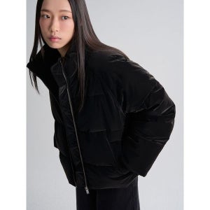 [에잇세컨즈] 글로시 패딩 블랙 (355X38LY45)