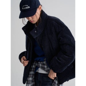 [에잇세컨즈] 코듀로이 패딩 네이비 (355X38LY5R)