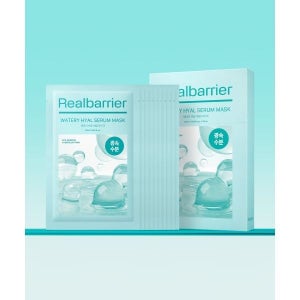 매장정품 REAL BARRIER 워터리 히알 세럼 마스크 25ml X10매