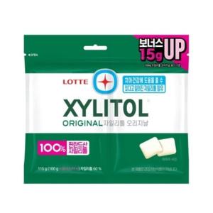 롯데웰푸드 롯데 <b>자일리톨</b> 오리지날 115g, 1개