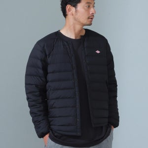 단톤 Danton 단톤 남성 이너 다운 크루넥 경량 패딩 블랙 그레이