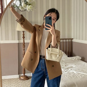 [벨유] 일리 더블 버튼 자켓