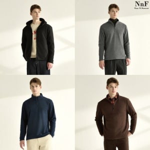 NnF (초특가) 남성 기모 플리스 집업 4종(보아퍼 후드집업1종+하프넥집업3종)