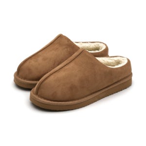 낫소 웰튼 스웨이드 방한 슬리퍼 | 브라운 145726-BROWN