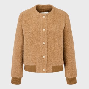 [지컷] 세미 크롭 울 블렌드 자켓_카멜 7215410904