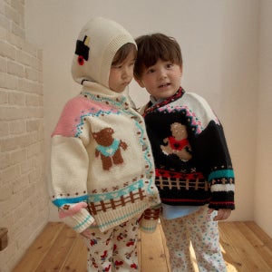 [메론스위치]빈티지곰 니트가디건