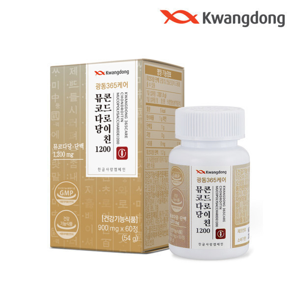 광동 365케어 콘드로이친 뮤코다당 1200