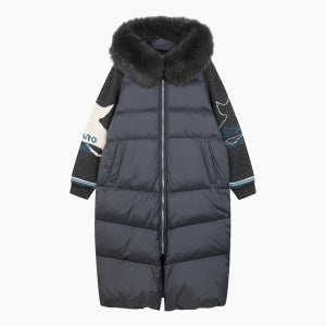[베네통]2025 WINTER [Online Exclusive] 니트 블록 덕다운 점퍼 BAPDE6561DG