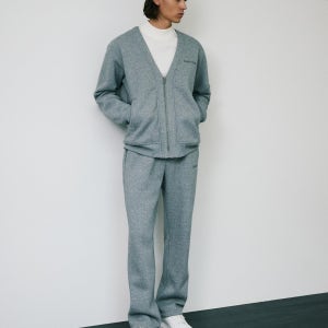 캘빈클라인스포츠 캘빈클라인 스포츠 남성 가디건 셋업 2종세트 (멜란지그레이)