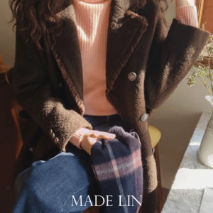 [베스트특가 3만원 할인]MADE LIN[도톰]일리노 여성스러운 더블코트[size:F(55~66반)]