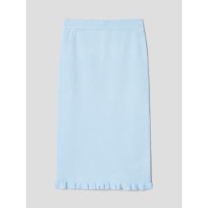 [에잇세컨즈] 밑단 프릴 니트 스커트  블루 125X27MQ5P