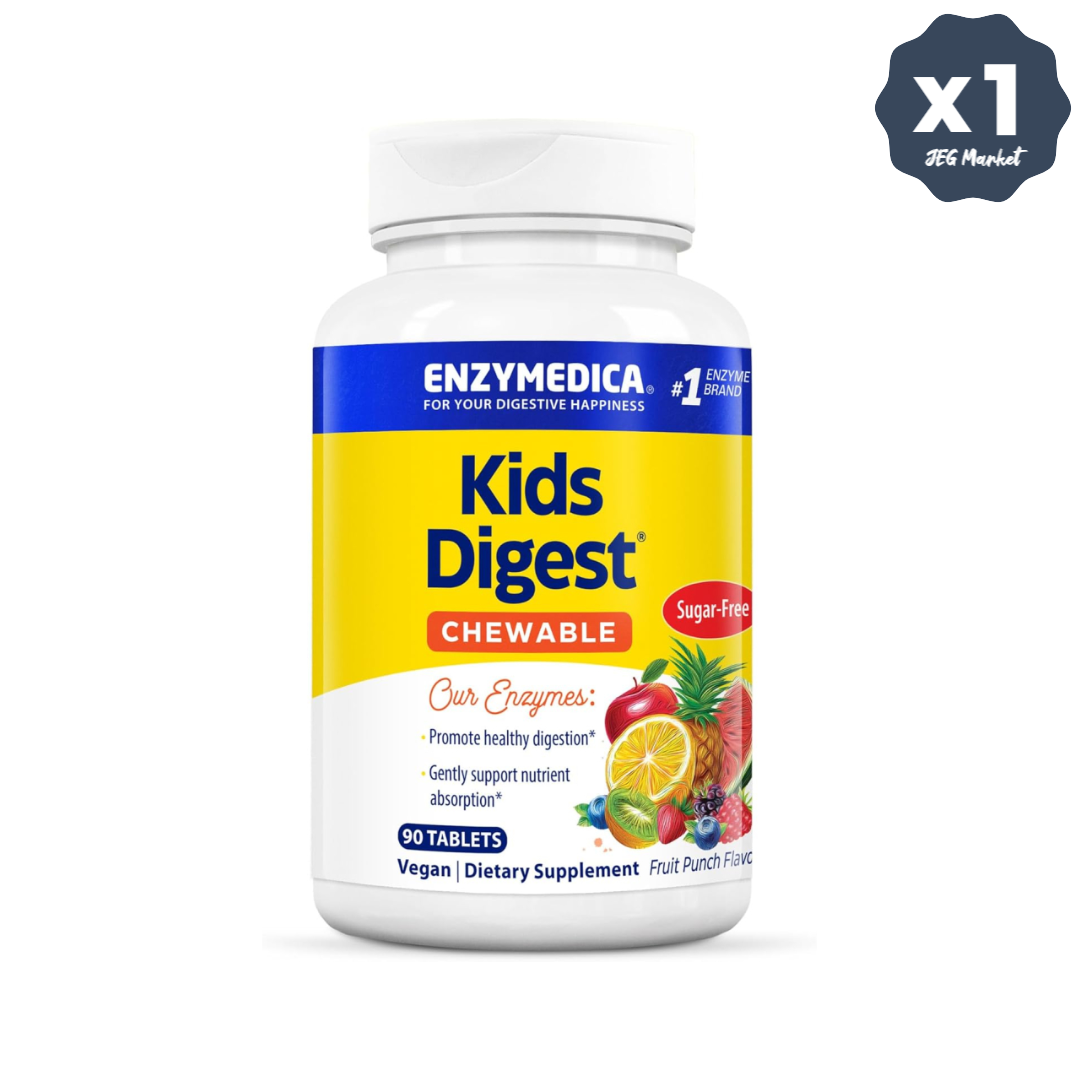 <b>엔자이메디카</b> 키즈 다이제스트 프룻펀치 츄어블 90정