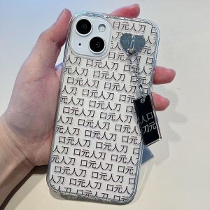 [온94폰케이스] 키링 젤리케이스 한자욕 아이폰16 휴대폰 심플 한글 한자 병맛 웃긴 [갤럭시]