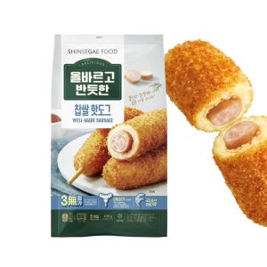 올반 올바르고 반듯한 찹쌀 핫도그 80g 총30개 x 5개 6봉 냉동 미니 치즈 옛날 크리스피 모짜 대용량 에어프라이어