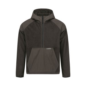 [하이드로겐] 유니 액티브 폴라텍 반집업 후드 티셔츠