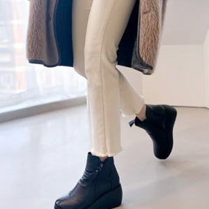 [소가죽] 루벤 통굽부츠 7cm (1017C2)